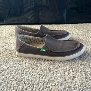 Sanuk Men's Brown Slip-On Shoes - Mens 8M